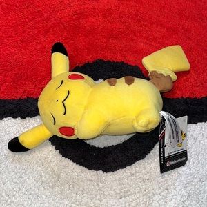 NWT Sleeping Pikachu Plush